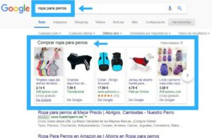 Publicidad de productos en Google Shopping Ads