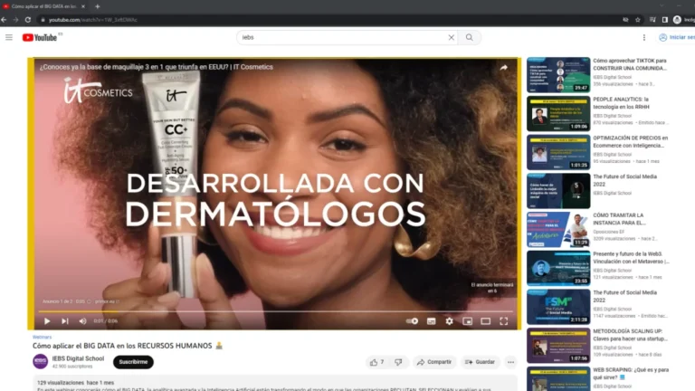 Publicidad en YouTube mediante YouTube Ads